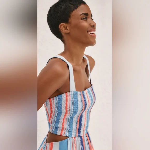 Anthropologie The Piper Bandeau Cutout Jumpsuit - Picture 3 of 5